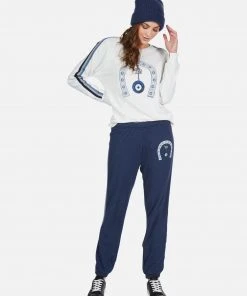 Lauren Moshi Alessia Lucky Eye Horseshoe Bottoms