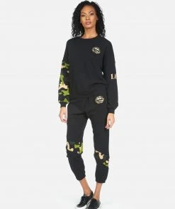 Lauren Moshi Bottoms Abra Camo Lip