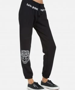 Lauren Moshi Bottoms Winslet Crystal Tiger Head