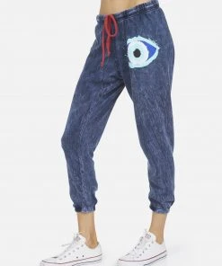 Lauren Moshi Ruth Painted Evil Eye Bottoms