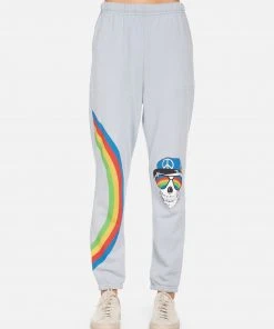 Lauren Moshi Dola Rainbow Peace Skull NEW