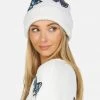 Lauren Moshi Blix Butterfly Patches Beanie