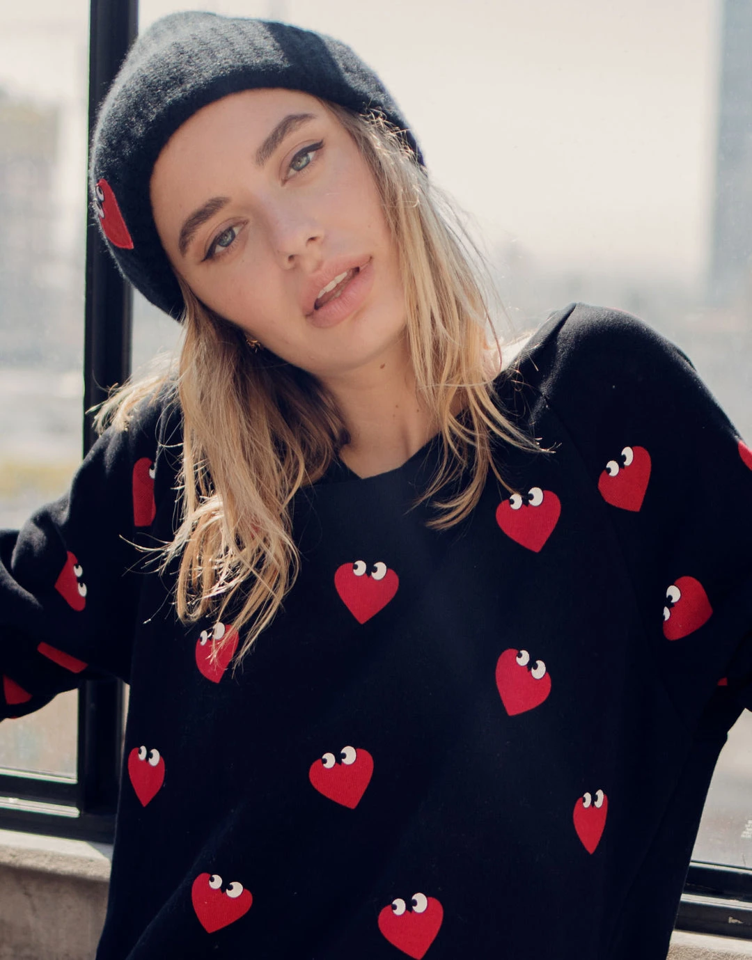 Lauren Moshi Peace Love & Moshi Blix Heartface Patch