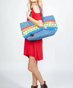 Lauren Moshi X Exclusive X Jackie Rainbow Heart Peace Love & Moshi