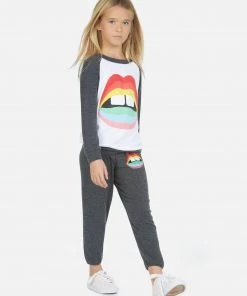 Lauren Moshi Llc Heckle Rainbow Gap Mouth Kids