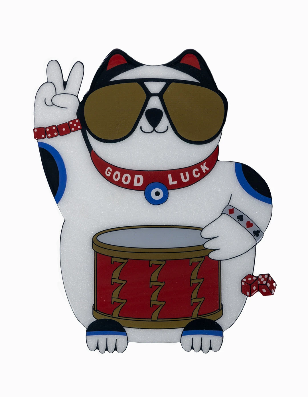 Lauren Moshi Lucky Cat Art