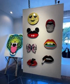 Lauren Moshi Butterfly Skull Art