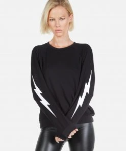 Lauren Moshi Noleta Lightning Butterfly Long Sleeve
