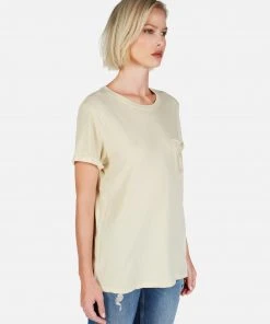 Lauren Moshi Iris Peace & Love Butterfly Short Sleeve