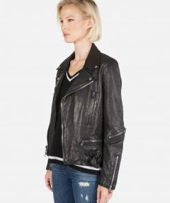 Lauren Moshi Long Sleeve Posey Skeleton Hand Heart