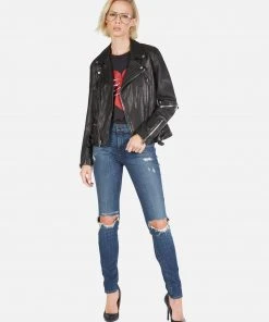 Lauren Moshi Long Sleeve Posey Skeleton Hand Heart