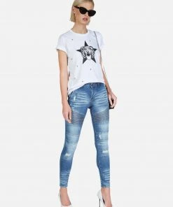 Lauren Moshi Short Sleeve Croft Star Tiger