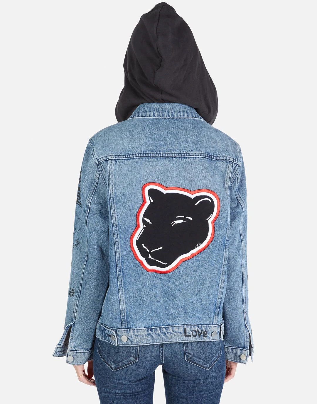 Lauren Moshi Stevie Varsity Panther Outerwear
