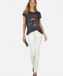Lauren Moshi X Def Leppard Wolf Love Bites Tops