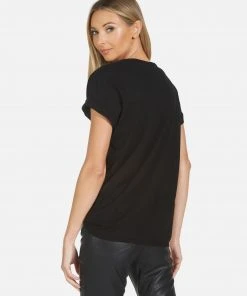 Lauren Moshi Short Sleeve Wolf Cool Skull