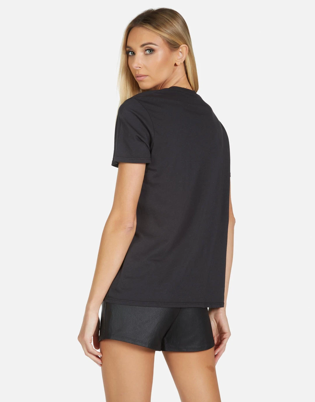 Lauren Moshi Short Sleeve Wolf Mickey Crew