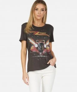 Lauren Moshi X ZZ Top Wolf ZZ Top Eliminator Short Sleeve