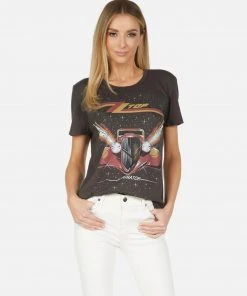Lauren Moshi X ZZ Top Wolf ZZ Top Eliminator Short Sleeve