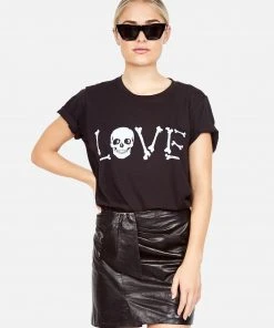 Lauren Moshi Wolf Love Bones Short Sleeve