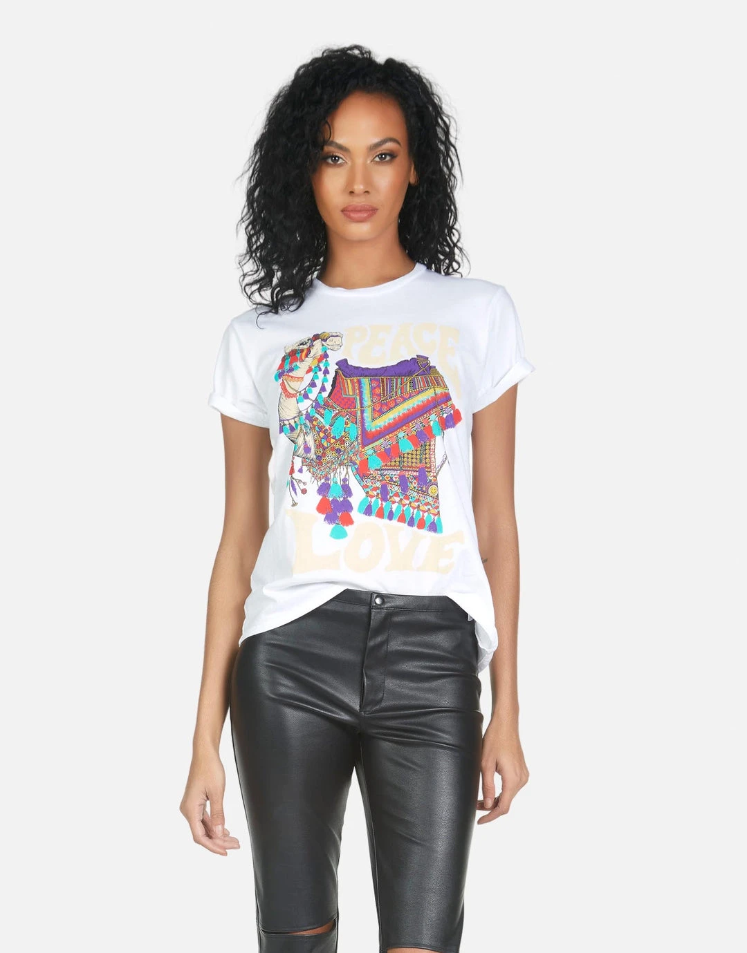 Lauren Moshi Wolf Peace Love Camel