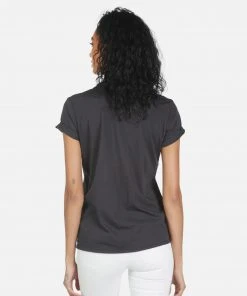 Lauren Moshi Short Sleeve Wolf Wine Is My Water