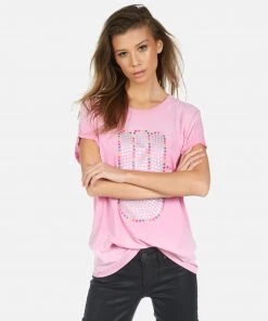 Lauren Moshi Short Sleeve Wolf Hamsa Elements