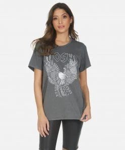 Lauren Moshi Short Sleeve Wolf Moshi Eagle