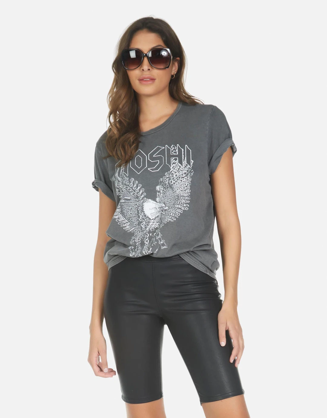 Lauren Moshi Short Sleeve Wolf Moshi Eagle