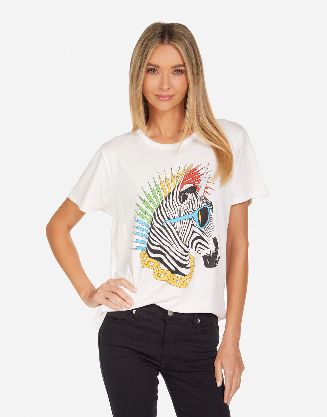 Lauren Moshi NEW Wolf Lightning Zebra