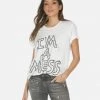 Lauren Moshi Wolf I'm A Mess Short Sleeve