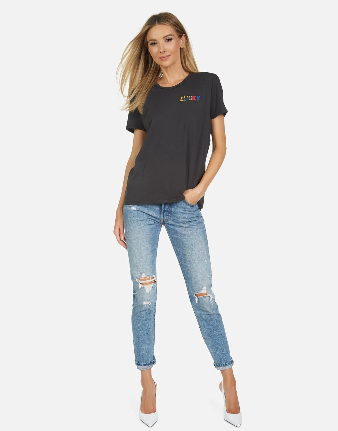 Lauren Moshi Wolf Lucky Happy Face