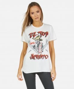 Lauren Moshi X ZZ Top Short Sleeve Wolf ZZ Top