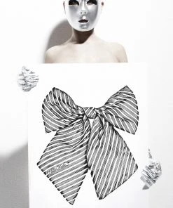 Lauren Moshi Canvas Ribbon Art