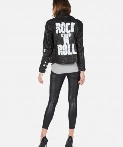 Lauren Moshi Long Sleeve Posey Cracked RnR Spray