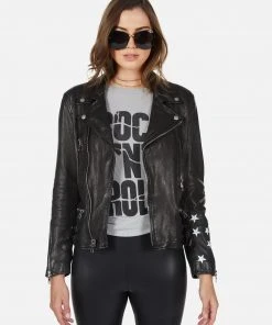 Lauren Moshi Long Sleeve Posey Cracked RnR Spray