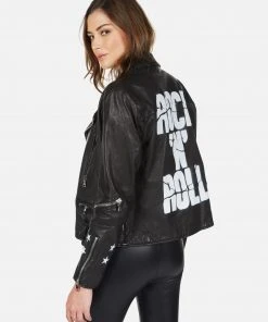 Lauren Moshi Long Sleeve Posey Cracked RnR Spray