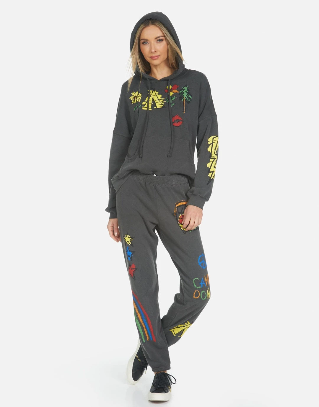 Lauren Moshi Gia Camp Hair Don't Care Bottoms