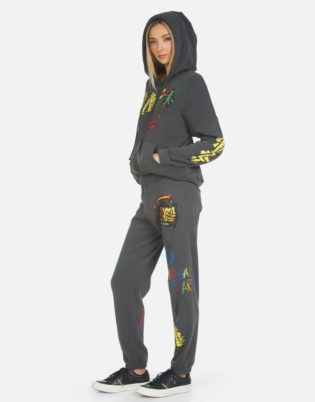 Lauren Moshi Gia Camp Hair Don't Care Bottoms