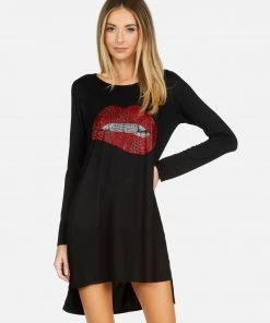 Lauren Moshi X Adora X Crystal Biting Lip