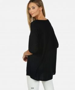 Lauren Moshi X Tops Eva X Crystal Biting Lip