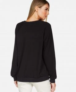 Lauren Moshi X Long Sleeve Noleta X Crystal Biting Lip