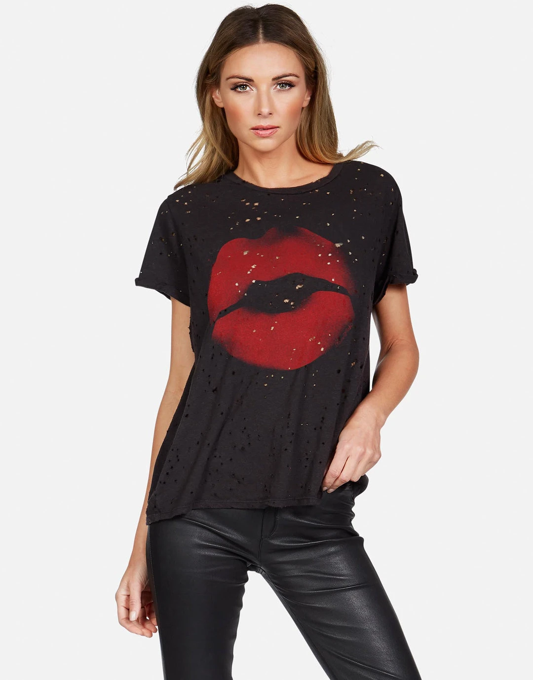 Lauren Moshi X Bess X Spray Kiss Short Sleeve