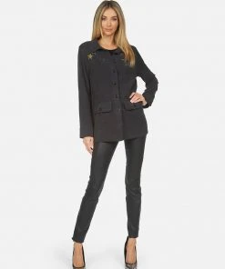 Lauren Moshi Ashanti Crystal Stars Long Sleeve