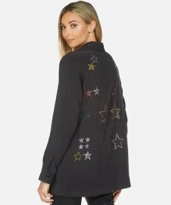 Lauren Moshi Ashanti Crystal Stars Long Sleeve