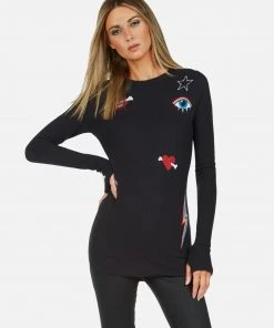Lauren Moshi Mckinley Bone Elements Long Sleeve