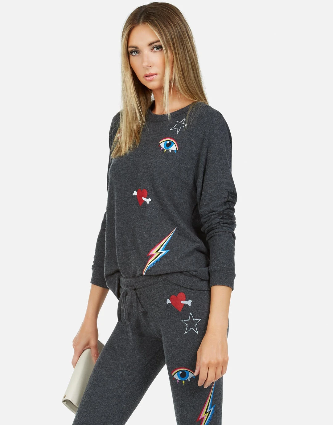Lauren Moshi Everly Bone Elements Long Sleeve