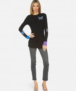 Lauren Moshi Long Sleeve Solange Butterfly