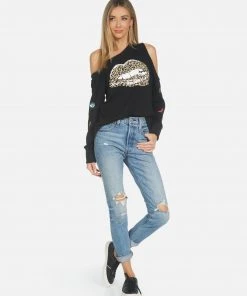 Lauren Moshi Best Sellers Trinidy Leopard Lip