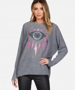 Lauren Moshi Ladona Electric Evil Eye Long Sleeve