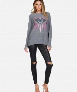 Lauren Moshi Ladona Electric Evil Eye Long Sleeve
